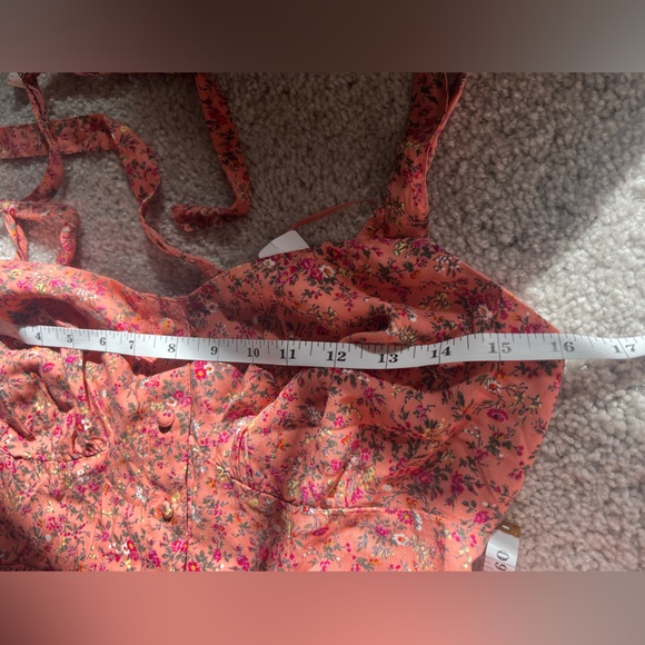 J Crew - Button-front midi dress with ruffle hem in soft rayon - Size 2 - Picture 10 of 11